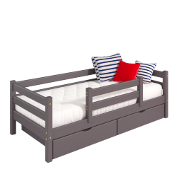 Детская Кровать Соня Лаванда вариант-4 с защитой по центру
