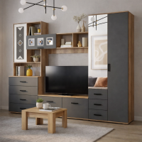 Гостиная Вегас 2,8м дуб каньон / графит