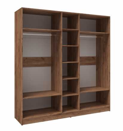 Шкаф Вегас 2000x2200x520 дуб крафт табачный/дуб крафт белый