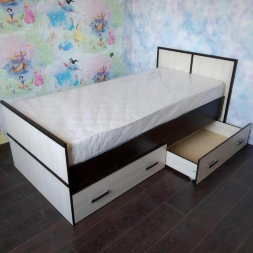 Кровать Сакура 0,9 венге / лоредо