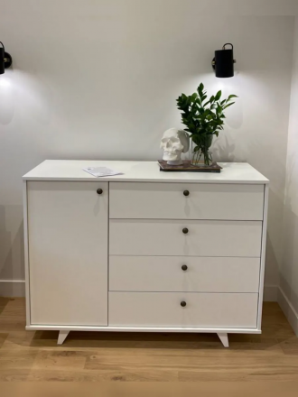 Комод Легенда New (1200х450х900мм) цвет белый