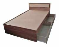 Кровать односпальная Гармония КР 608 90x200 см ясень шимо