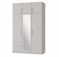 Шкаф 3-х дверный 1,2м с ящиками кашемир