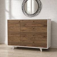 Комод Легенда New цвет: белый / дуб коми