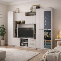 Гостиная Флора 2,7м ясень белый