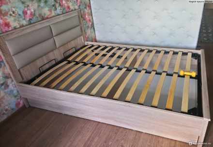 Кровать Элана дуб сонома 1800x2000 мм каркас