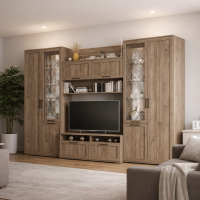 Гостиная София 3,6м дуб крафт табачный