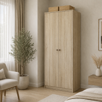 Шкаф 2х дверный Мальта лдсп дуб сонома