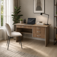 Сити стол письменный 1,2м ясень шимо светлый / шимо темный