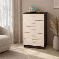 Комод №19 венге / дуб молочный