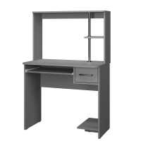 Дебют стол компьютерный 800*1320*500мм лдсп графит