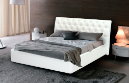 Кровать Леди Анна (домус бежевый) 1800x2000 мм с подъемным механизмом