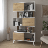 Стеллаж Остин лдсп белый / дуб бунратти