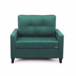 Диван-кровать Джерси-1 900 ткань велюр Мора зеленый