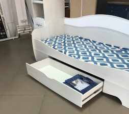 Акварель кровать 800 одинарная с одним ящиком