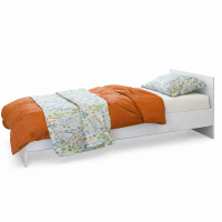 Кровать Мальта New сп. место 0,8х2,0м лдсп белый