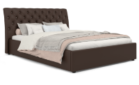 Кровать Леди Анна (орегон кофе) 1600x2000 мм с подъемным механизмом