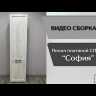 Пенал платяной СП-2 для гостиной София 540х2212х355мм дуб крафт табачный