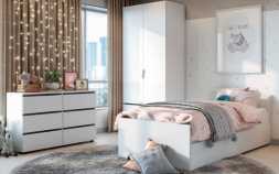Мебель в подростковую комнату Токио лдсп белый текстурный