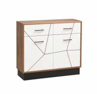 Комод 54.07 Гамма (ширина 1000мм) таксония / черный / ПВХ белый