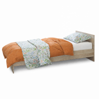 Кровать Мальта New сп. место 0,9х2,0м лдсп дуб сонома