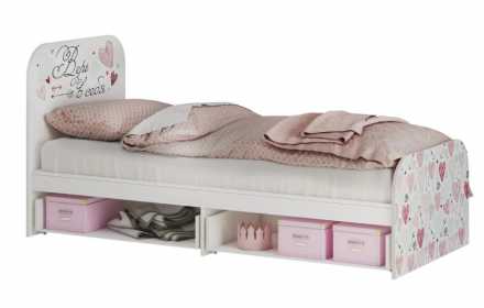 Малибу кровать с ящиками КР-10 с реечным настилом