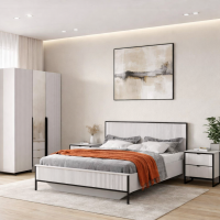 Нора спальный гарнитур металл персидский жемчуг / вереск ромено