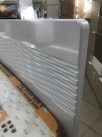 Кровать с подъемным механизмом Амели 160x200 см мдф белый глянец