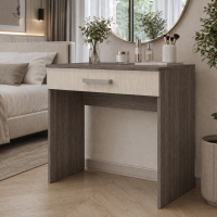 Фиеста стол косметический ясень шимо темный / ясень шимо светлый