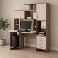 Стол №6 СТМ ясень шимо темный / ясень шимо светлый