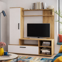 Министенка Лима 1.5м дуб крафт / белый