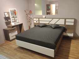 Лагуна 8 кровать двойная комплектация Престиж 140x200см с настилом ЛДСП