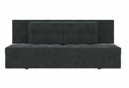 Диван-кровать с тумбами Даллас-М ввелюр джоя 018 графит / ЛДСП бетон пайн белый новая упаковка