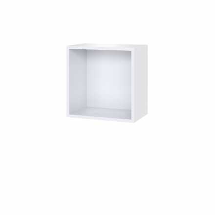 Куб 1 Сириния 400x400x270 белый/МДФ белый снег