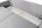 Диван-кровать Калгари-2 (2300х1020х760мм) велюр Мора серый / джейми серый