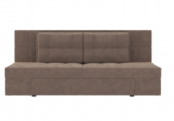 Диван-кровать с тумбами Даллас-М велюр джоя 014 кофе / ЛДСП дуб сонома новая упаковка