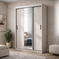 Шкаф-купе Тео ШКК-02 (1,3м) дуб ясень белый