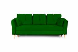 Диван-кровать Анталия-2 (2300х1020х760мм) велюр Мора зеленый / Мора зеленый