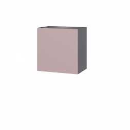 Куб 1 Сириния 400x400x270 серый графит/МДФ пудра