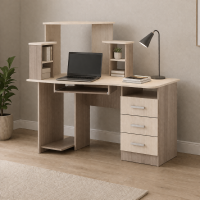 Стол №1 СТМ ясень шимо темный / ясень шимо светлый