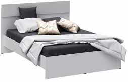 Кровать для спальни Асти 1400 мм белый каркас