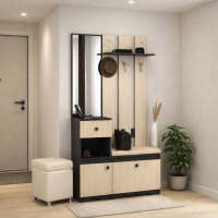 Мини прихожая 1,0м венге / дуб молочный