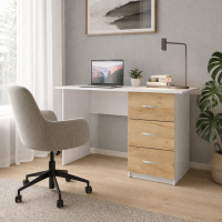 Письменный стол Сити-1 (1,2м) белый 