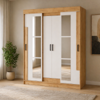 Шкаф-купе Твист 1,7м дуб крафт золотой / белый