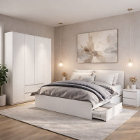 Спальный гарнитур Симпл лдсп белый