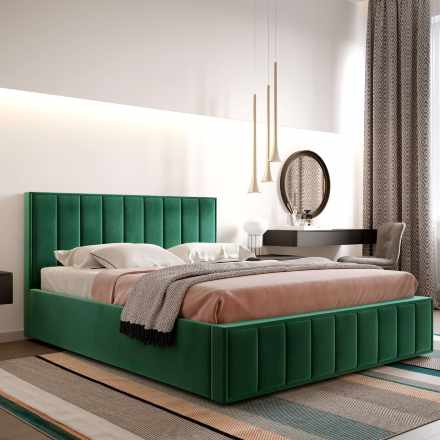 Кровать Вена (мора зеленый) 180x200 см каркас