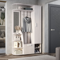 Прихожая Анора ПР-03 (1202х2018х356мм) лдсп ясень белый