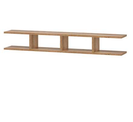 Полка навесная Прима АН-01 (1200х194х276мм) дуб каньон