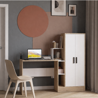 Компьютерный стол СКМ-1 белый