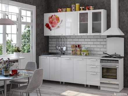 Кухня 2,0 м Айс-крим